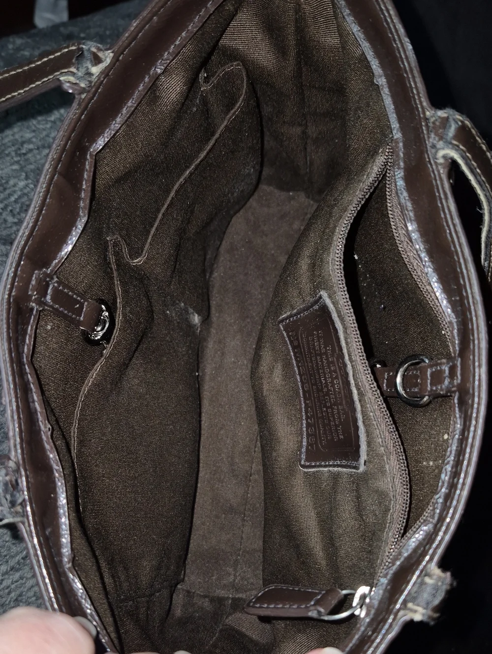 REHAB COACH Brown Signature Canvas Tote